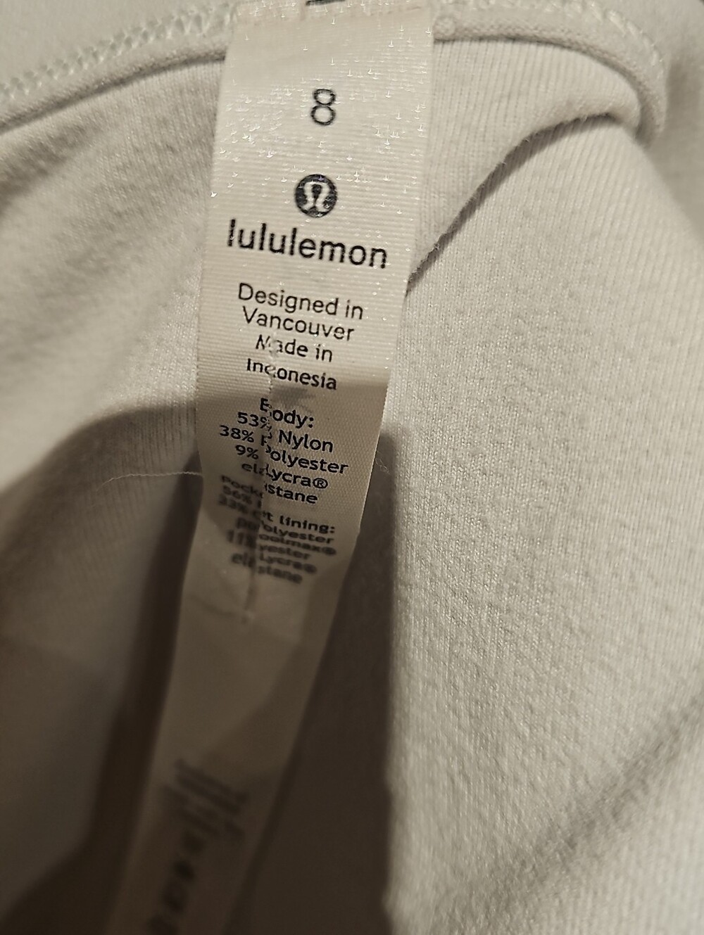 Lululemon Rulu Rally Wrap Heathered Ocean Mist Size 8 - Picture 8 of 8